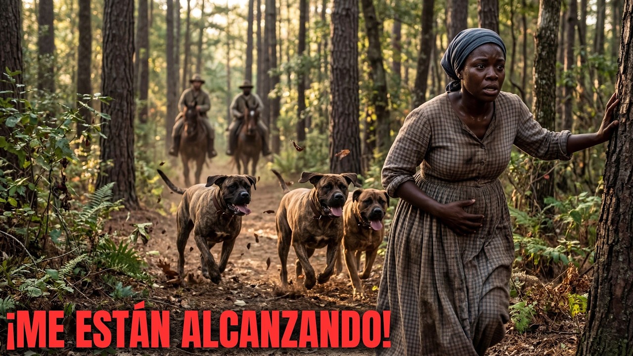 Embarazada, ella corrió por el bosque… pero los perros estaban cerca