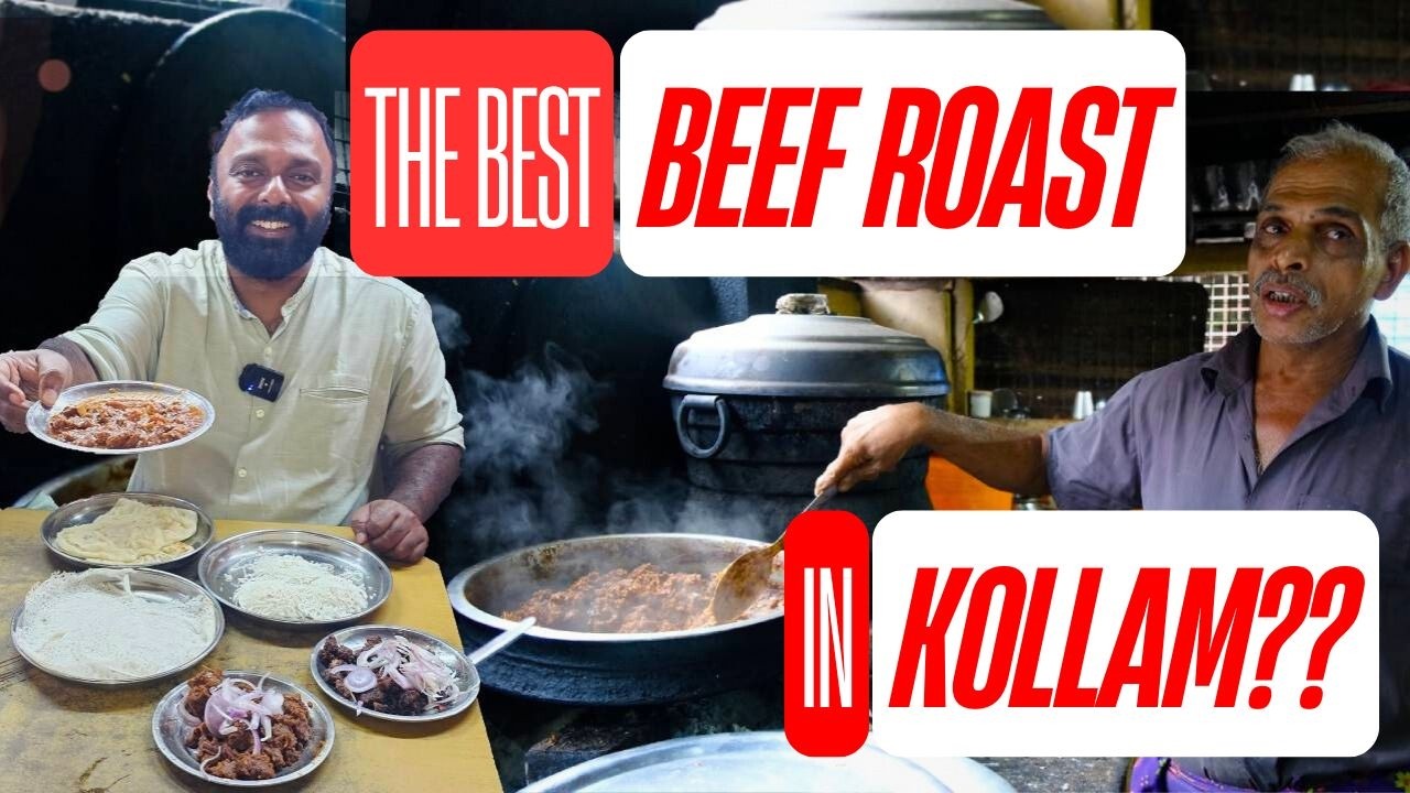 BEST Beef Fry & Idiyappam in Kollam? Malu Tea Shop Revealed | കൊല്ലം ഇടിയപ്പം ബീഫ്