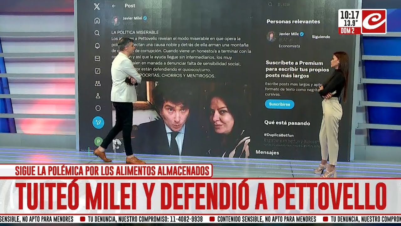 Milei respaldó a Pettovello: “La mejor ministra desde el regreso de la democracia”