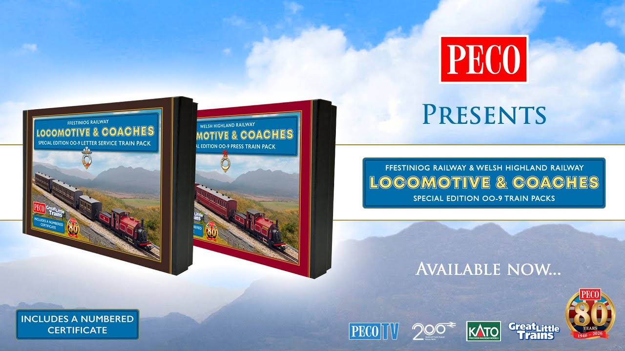 PECO представляет... НОВЫЕ наборы поездов Ffestiniog & Welsh Highland Railway