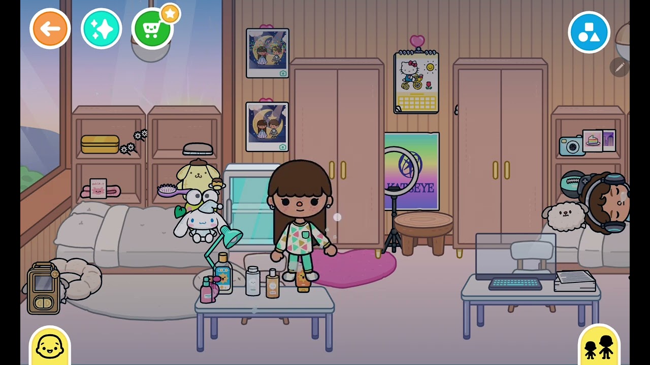 Playing toca boca with voice part 1