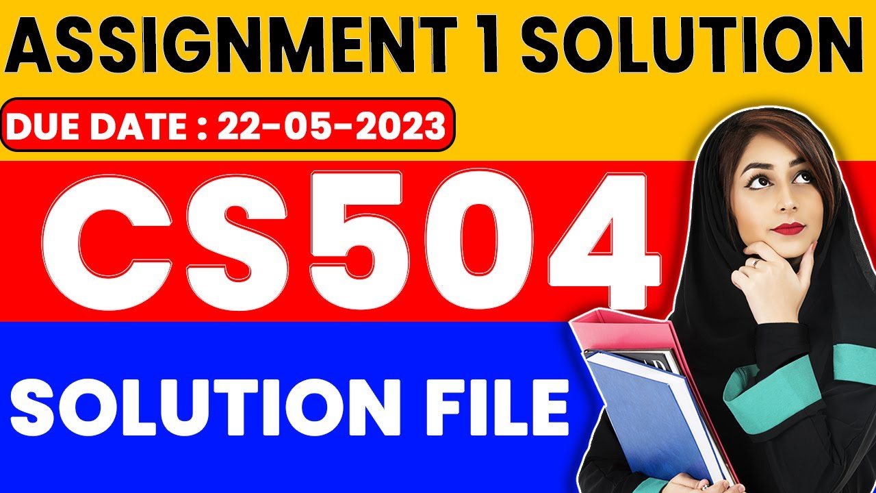 CS504 Assignment 1 Solution 2023 | CS504 Assignment No 1 Solution 2023 by ZA Academy