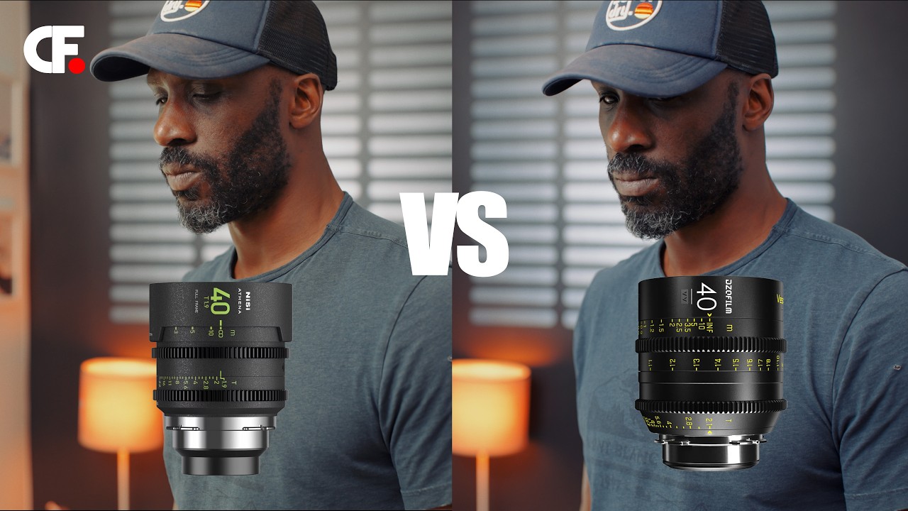 NISI ATHENA vs DZOFILM VESPID  (bokeh, reflets, focus breathing, contraste, vignettage). SONY FX3