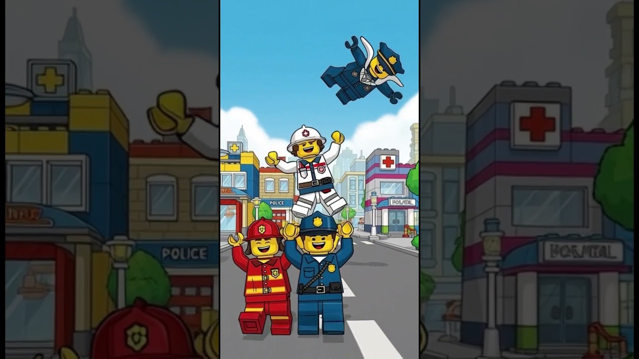 LEGO Monster Truck Rescue Team || kids cartoon
