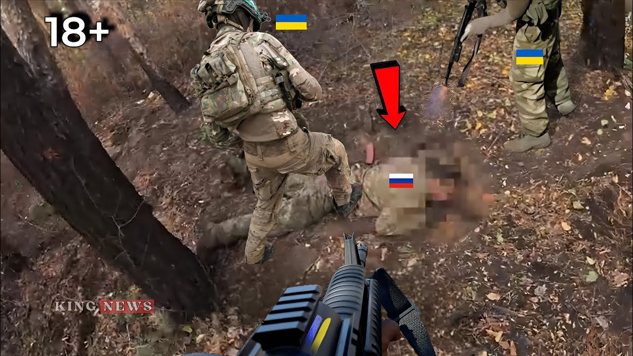 GoPro Battle❗Украинская армия жестоко уничтожила российских солдат, прячущихся в лесу