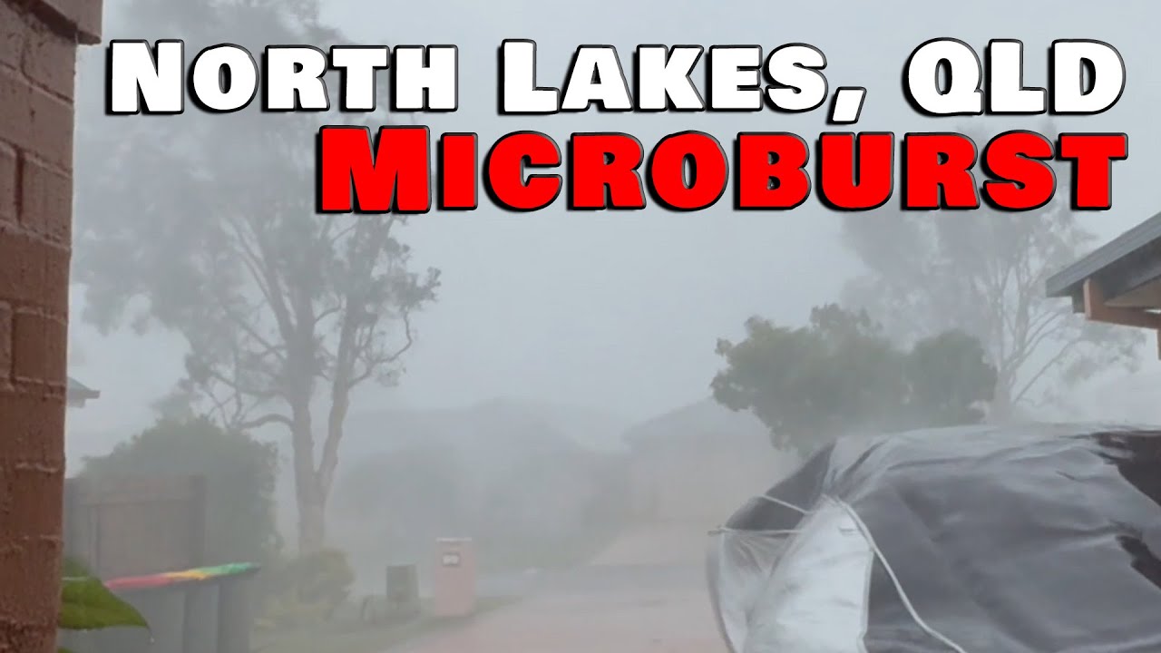Severe Microburst impacts North Lakes, QLD - 24 November, 2025