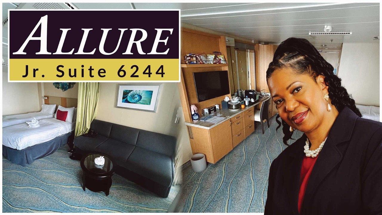 Royal Caribbean Allure of the Seas Jr Suite Tour | Cabin 6244 Full Walkthrough
