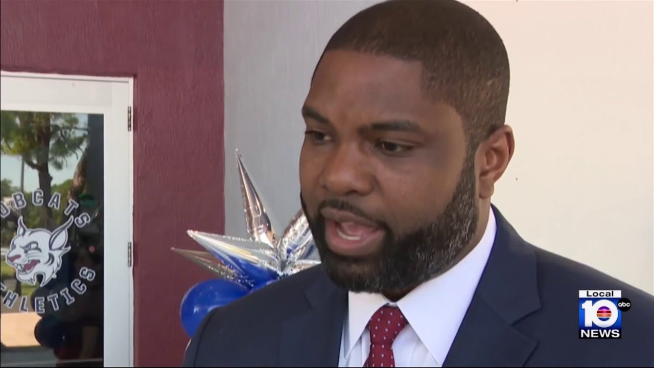 Donalds speaks to Local 10 News in Miami Gardens as he runs for govenor