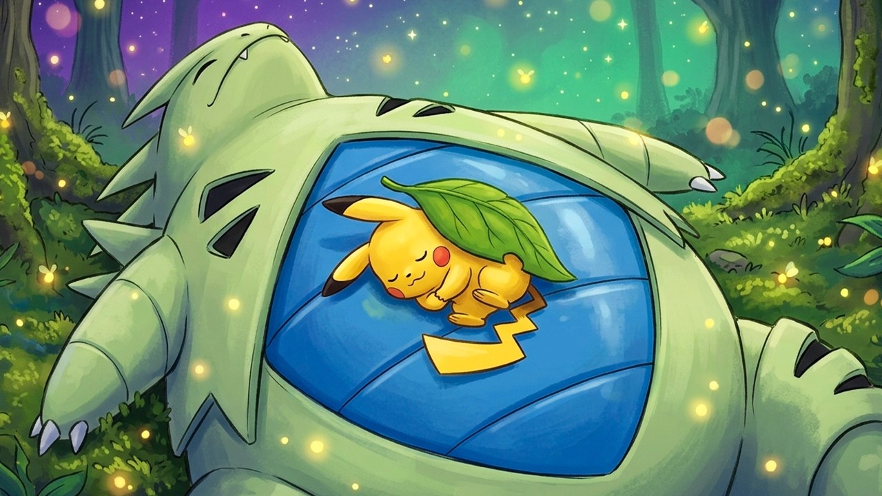 Pikachu and the Gentle Giant | Pokémon Bedtime Story for Kids | Deep & Calming Sleep