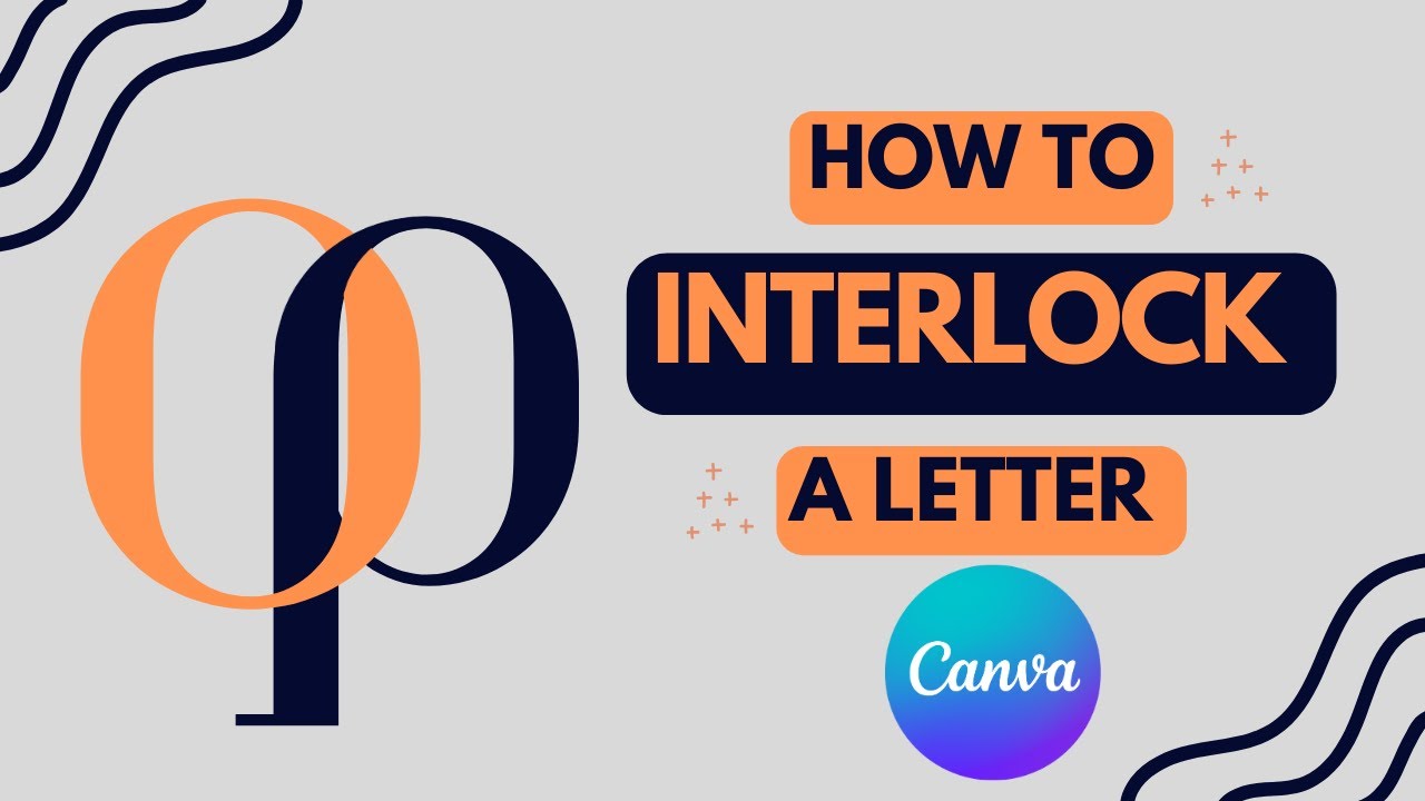 How To Make An Interlocking Letter Logo with Canva | CrowdBiz