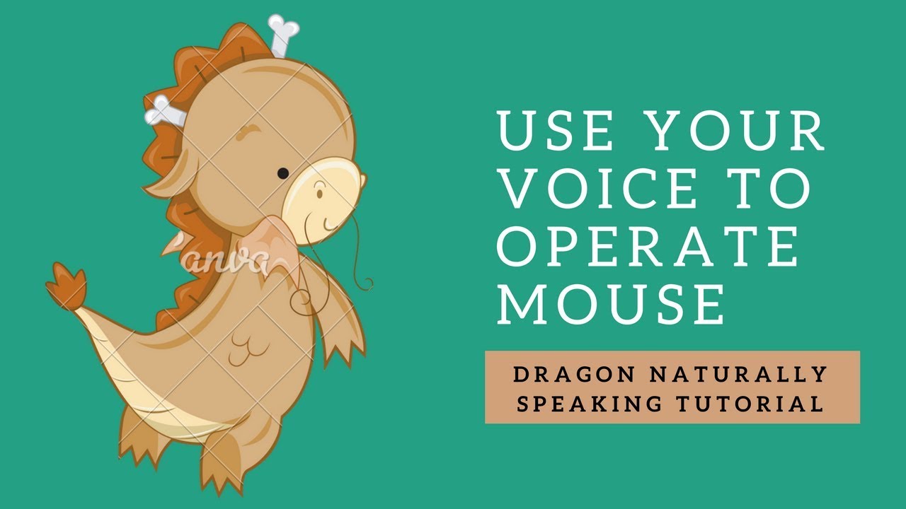 Dragon NaturallySpeaking tutorial : Using mouse with speech recognition