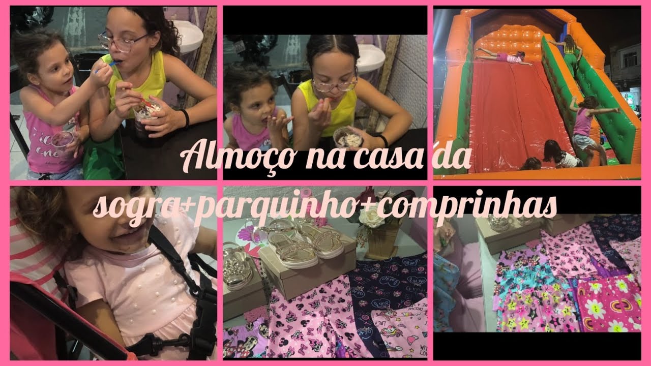 Almoço na casa da sogra/Parquinho/Comprinhas...  Vem comigo gente linda!