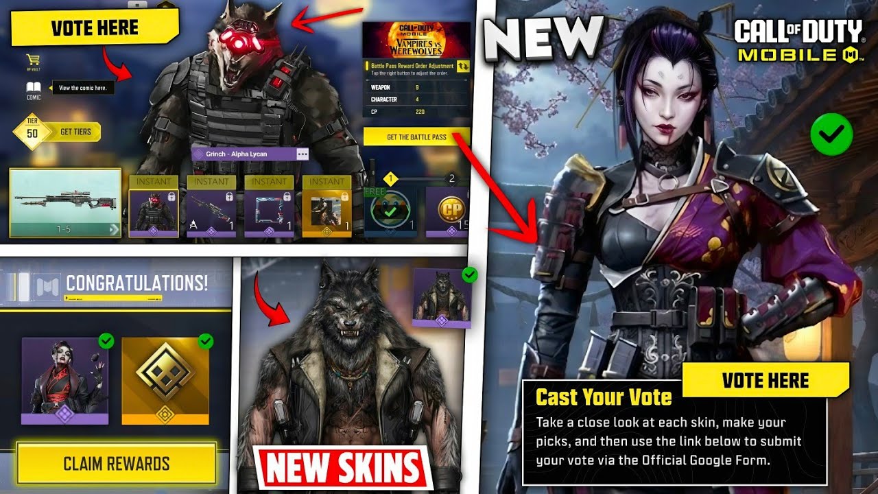 *NEW* Design Battle Pass | Vote Event | 8 BP Skin Options | Special New Season + Returning Mythic!