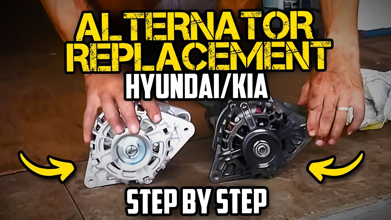 Remove & Replace Alternator - 1.6 Hyundai Accent , Elantra , Kia Rio , Rio5 , Forte