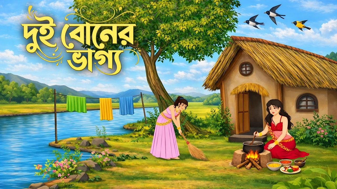 সৎ মা আর দুই বোন | Moral Cartoon Stories | Bangla Kahani | Cartoon Golpo | ToonZik Bangla