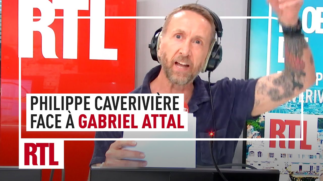 Philippe Caverivière face à Gabriel Attal