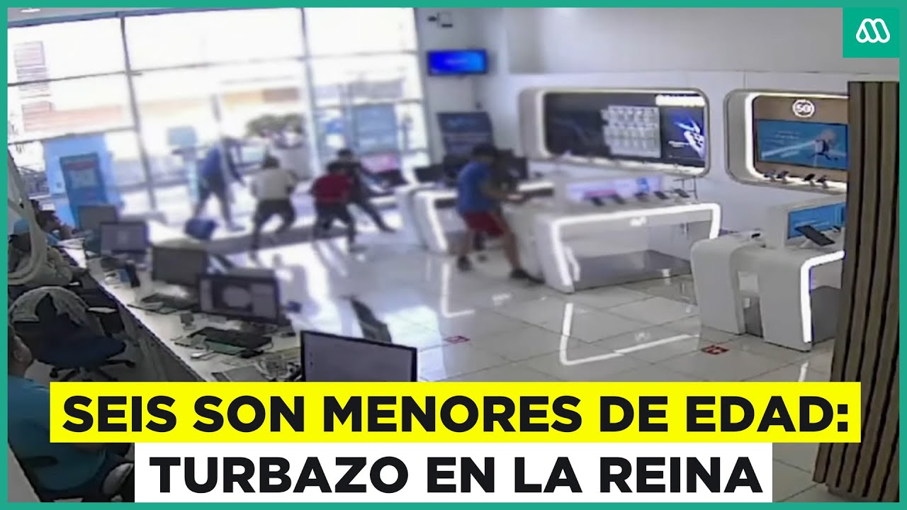 Seis son menores de edad: Ocho detenidos por turbazo en tienda de celulares en mall de La Reina