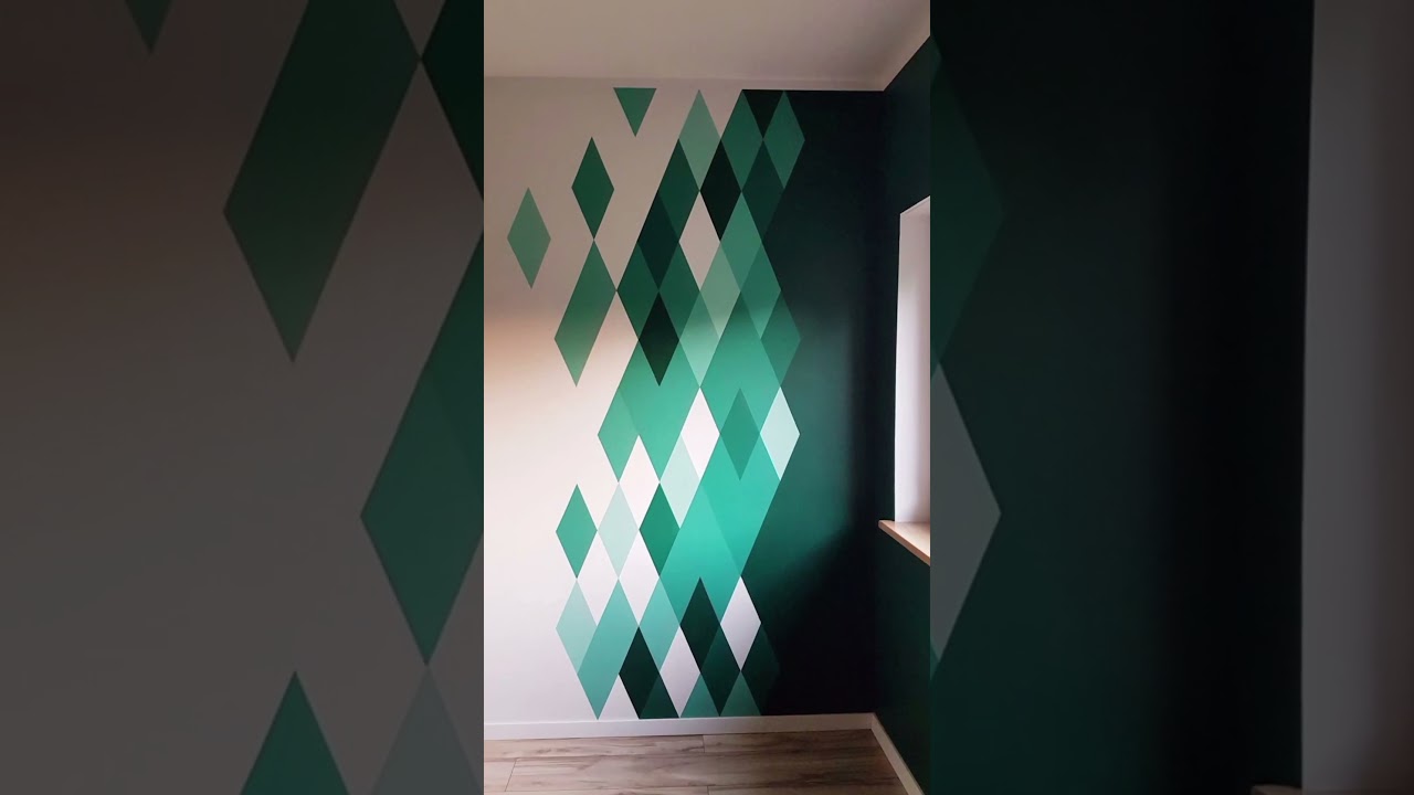 Wall Painting Design | Geometric Wall Painting| home decor
