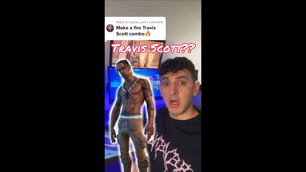 Can I Make A Fire Travis Scott Fortnite Combo??🤔 #shorts
