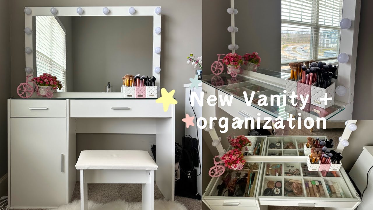 New Vanity + Organization🌸 | came out soo cute