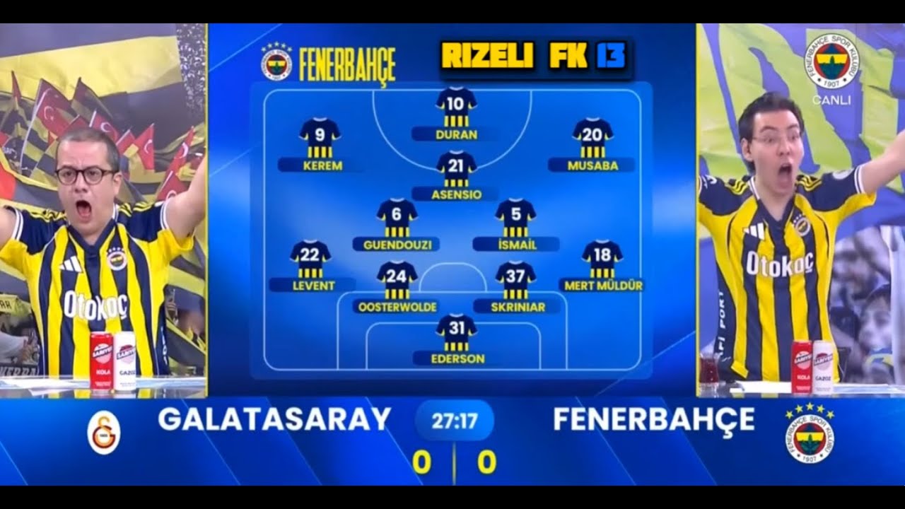 Fenerbah&ccedil;e 2-0 Galatasaray - FB TV GOL ANLARI - 10 Ocak 2026