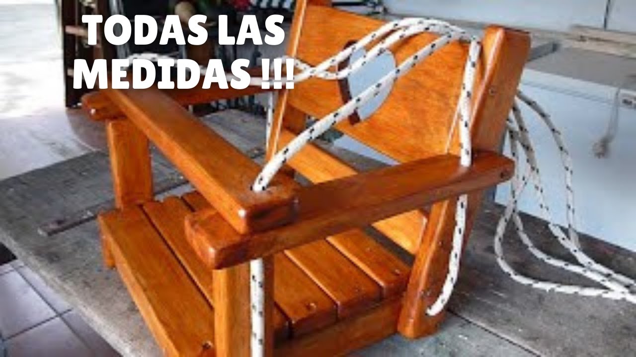 TODAS LAS MEDIDAS DE LAS MADERAS,  DE LA HAMACA SILLITA!!!. 5º VIDEO.