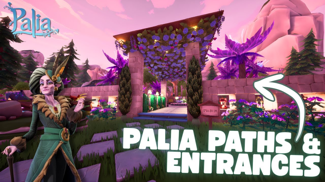 Palia Plot Tours: Whimsical, Cozy & Fancy Paths and Entrances #palia