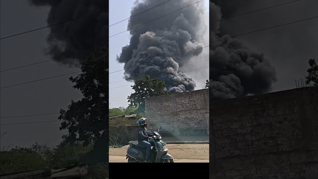 Massive Fire Breaks Out at Tar Factory in Raipur&rsquo;s Urkura Industrial Area