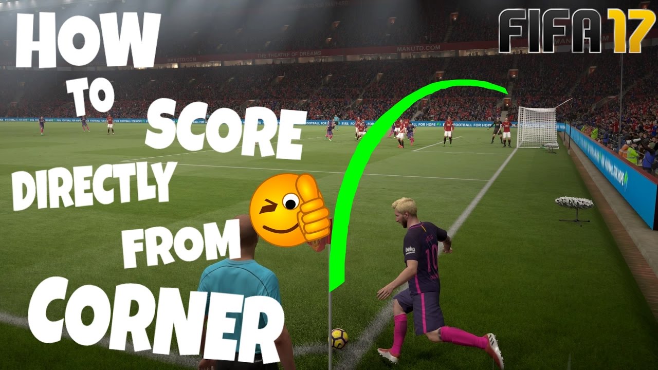 FIFA 17 | How to score directly from Corner Kicks Easily ! Tutorial |