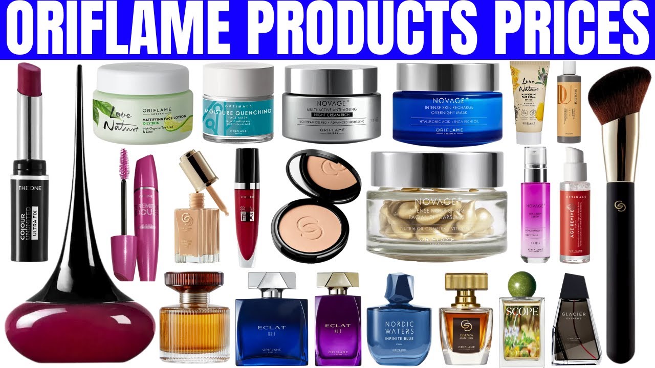 Oriflame Products in Pakistan With Price 2025 | Shampoo, Cream, Face Wash, Serum, Fragrance, Makeup