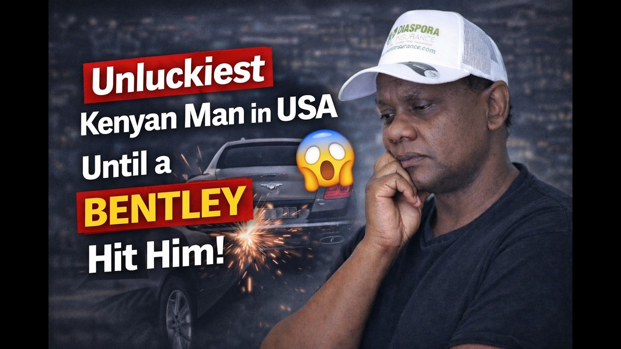 Unluckiest  Kenyan Man in USA, until a Bentley hit him!