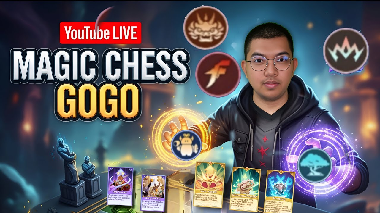 LIVE MALAM Magic Chess Gogo | Mencoba Commander Alice Magic Chess Gogo Combo Terbaik !!