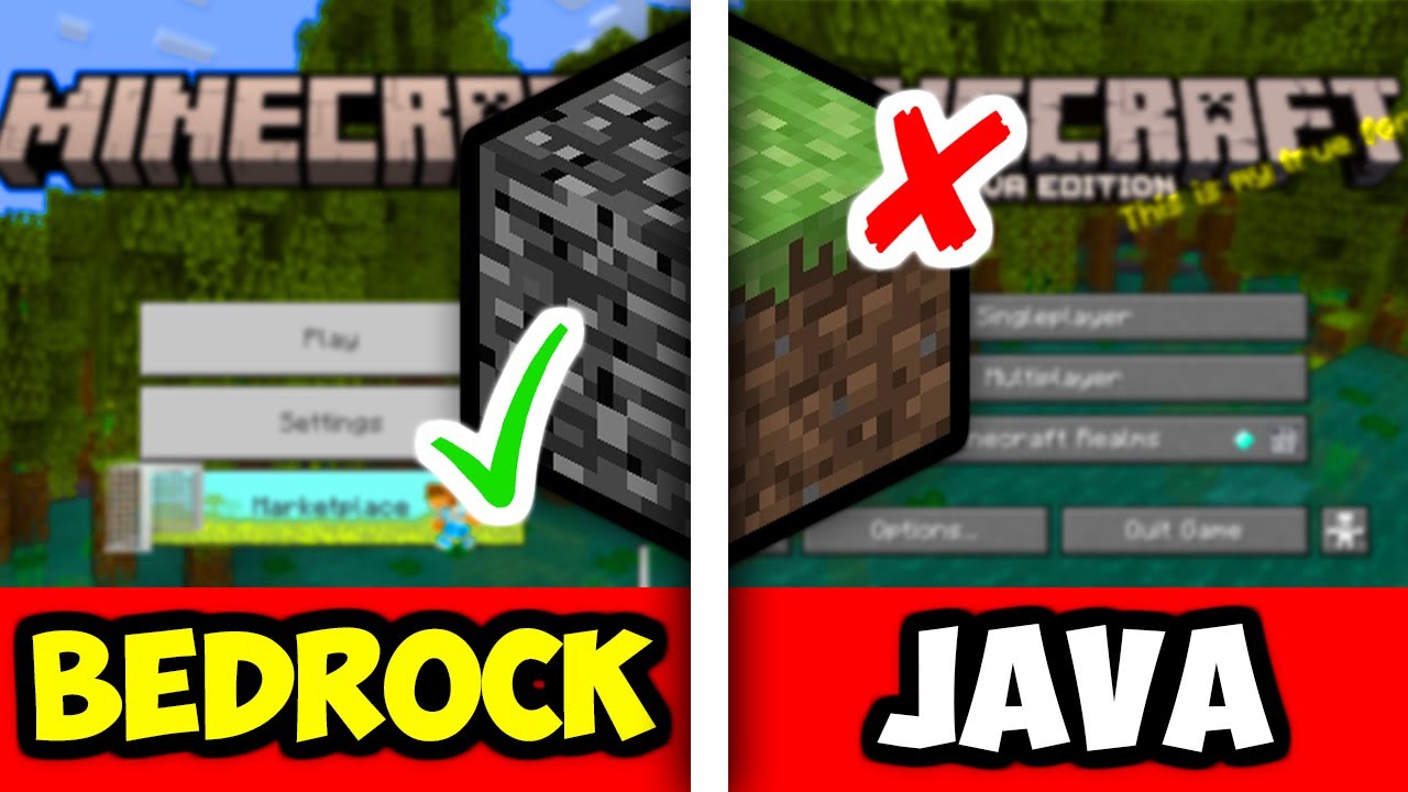 Защо MINECRAFT BEDROCK e ПО-ДОБРA от MINECRAFT JAVA?