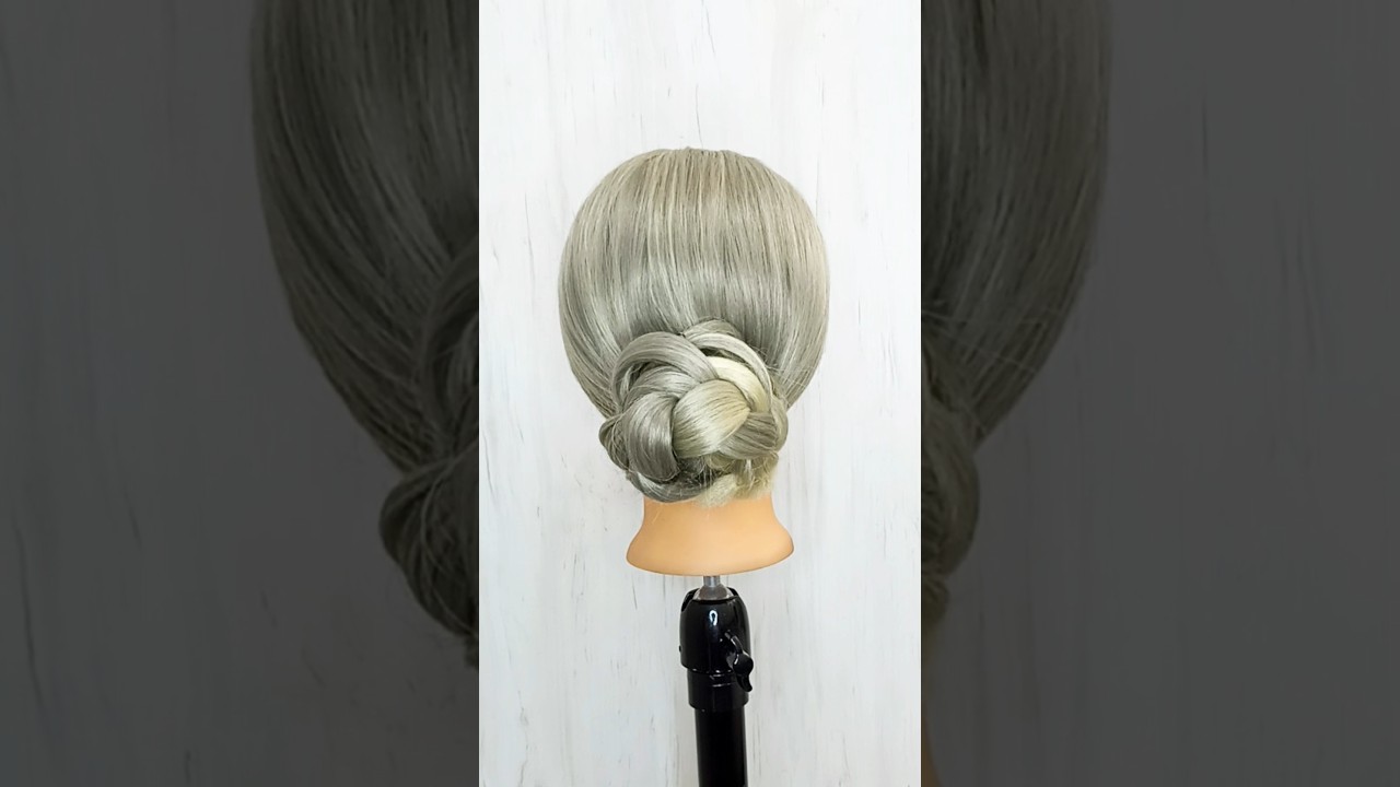 Beautiful Braided Bun ideas #buntutorial #bunstyle