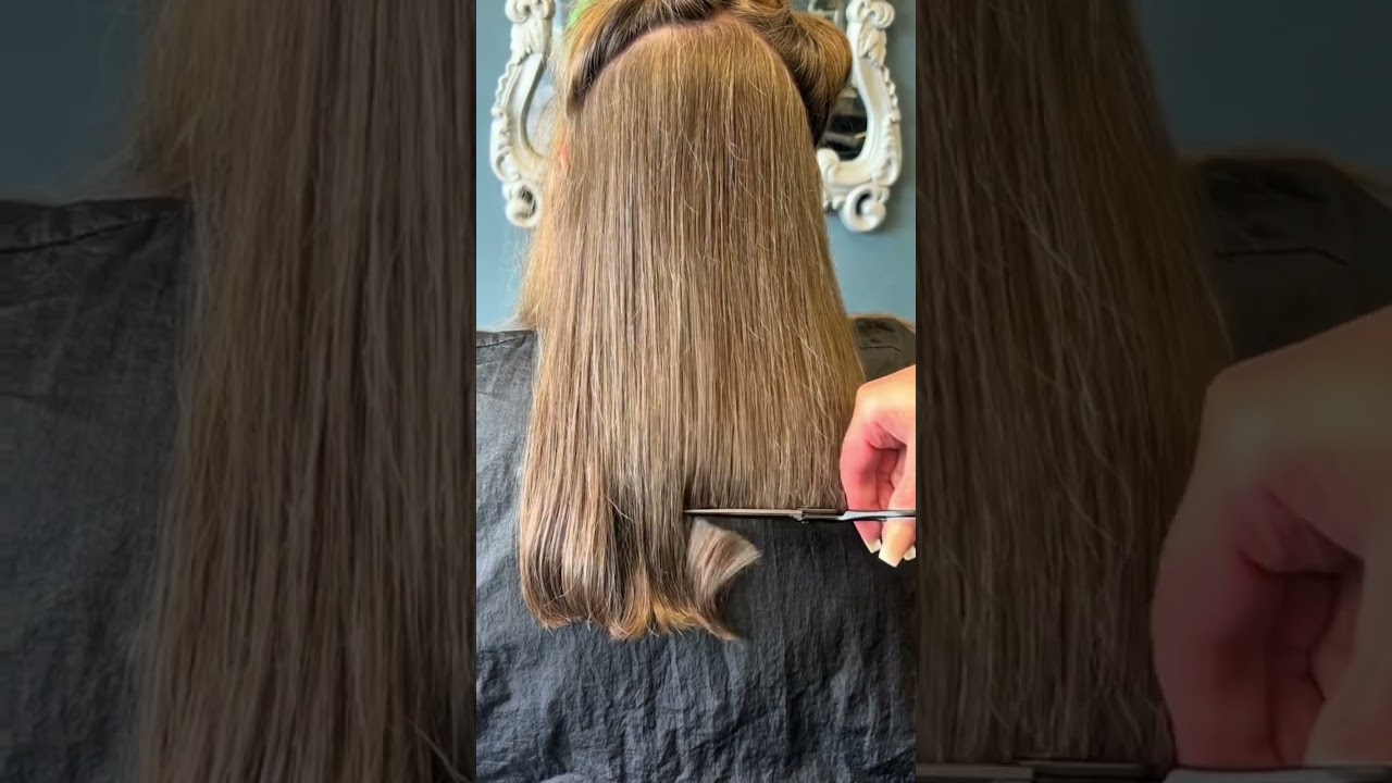One length cut #hairstyle #haircut #nxtlevel