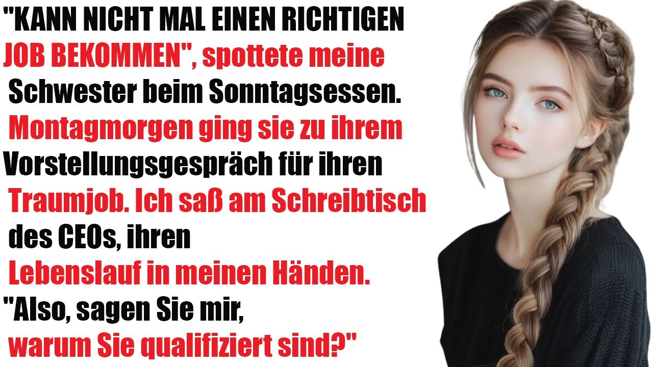 Beim Familienessen war ich „wertlos“ – morgen nennen sie mich Chef