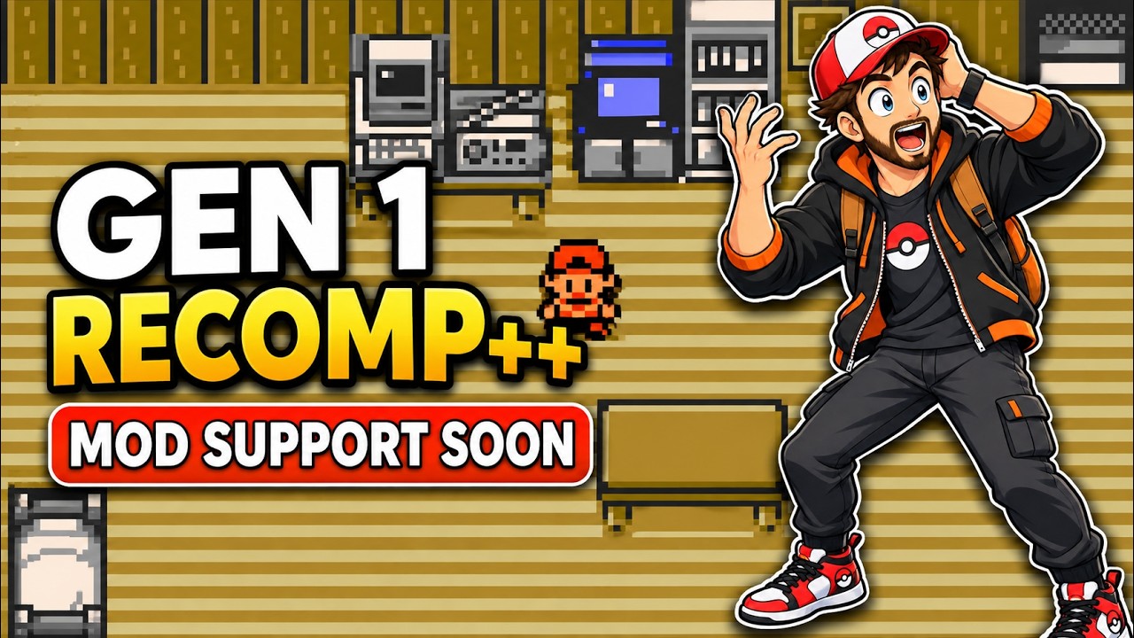 The NEW Pok&eacute;mon Gen 1 Recomp++ Is INSANE! | Mod Support Coming Soon