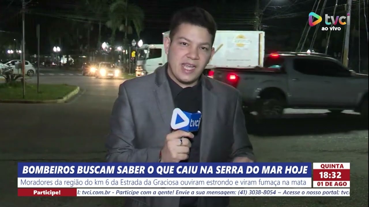 BOMBEIROS BUSCAM SABER O QUE CAIU NA SERRA DO MAR HOJE