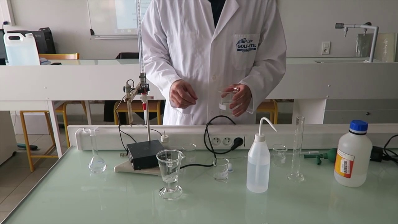 Pr&eacute;paration d'une solution titr&eacute;e
