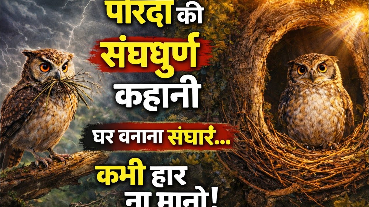 परिंदा और घोंसला | Bird and the nest story | गिरकर भी नहीं हारा | The Power of Never Giving Up