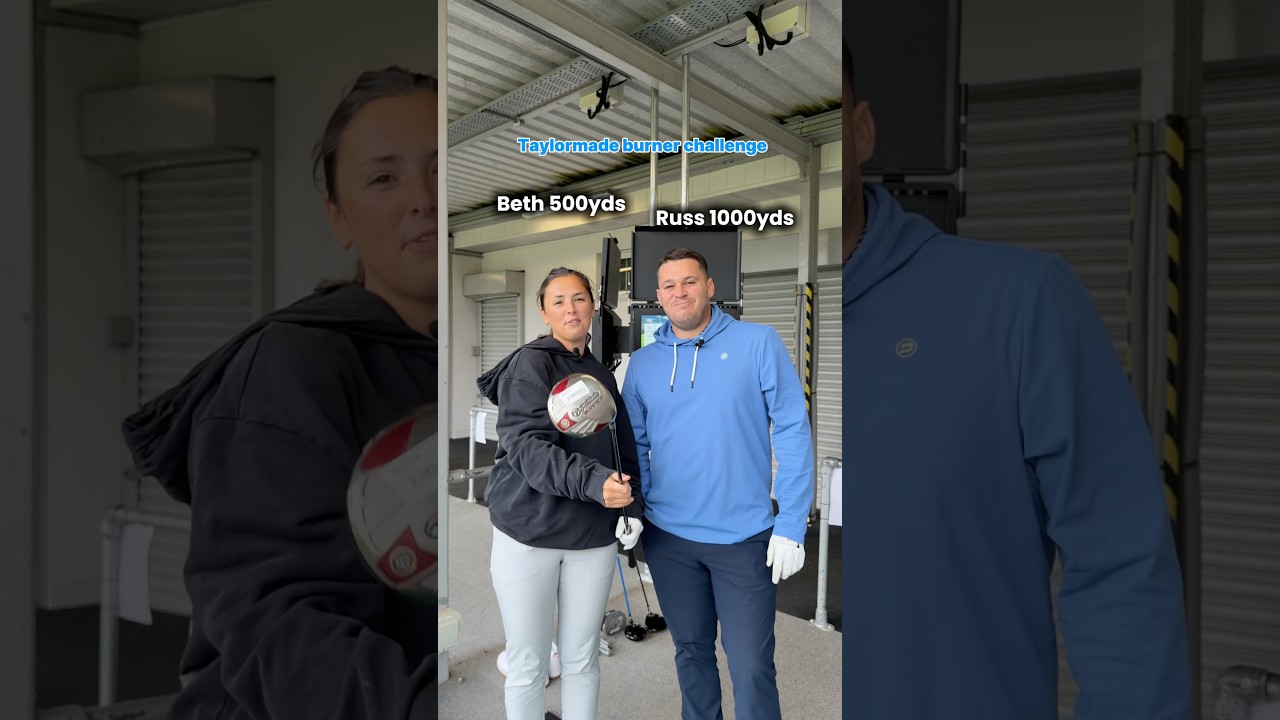 Соревнование 500 ярдов против 1000 ярдов с использованием классического драйвера TaylorMade ⛳️ #g...
