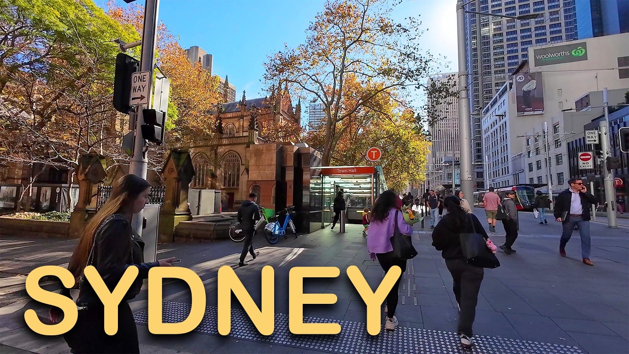 Sydney City Centre Walking Tour | Explore the Heart of the City in Stunning 4K