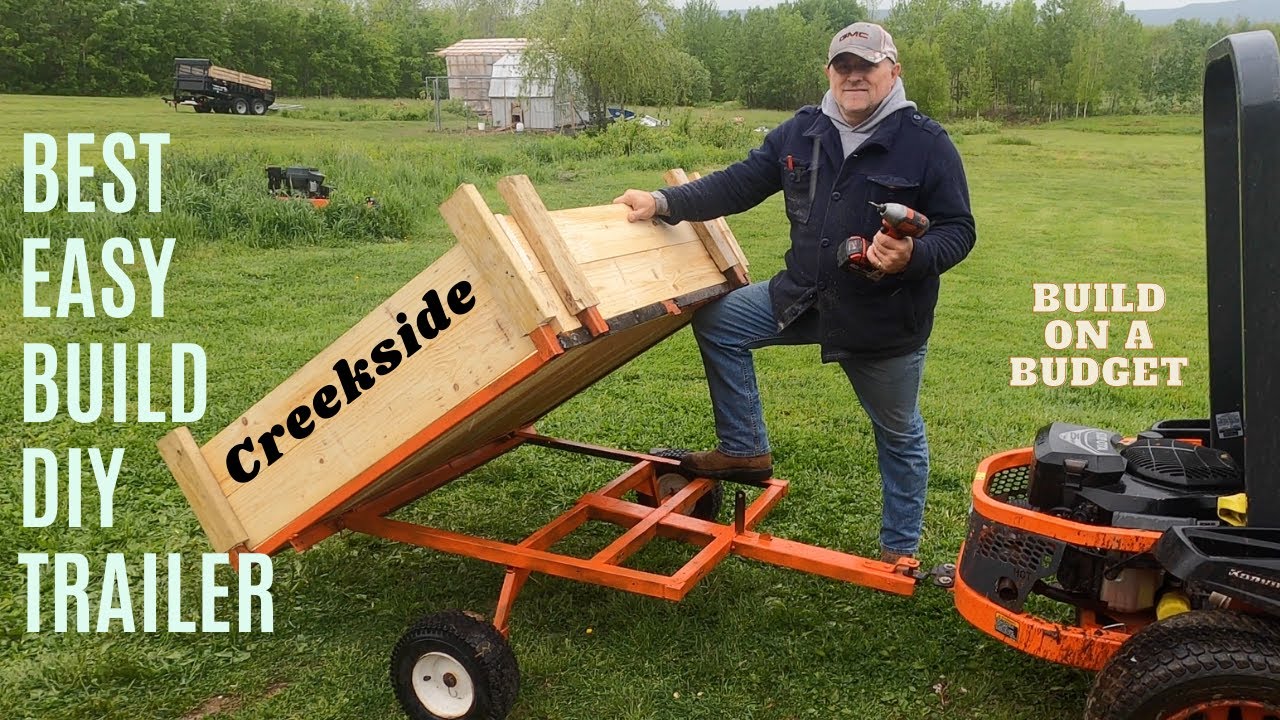 DIY BED FRAME TRAILER For $22.00 BUCKS