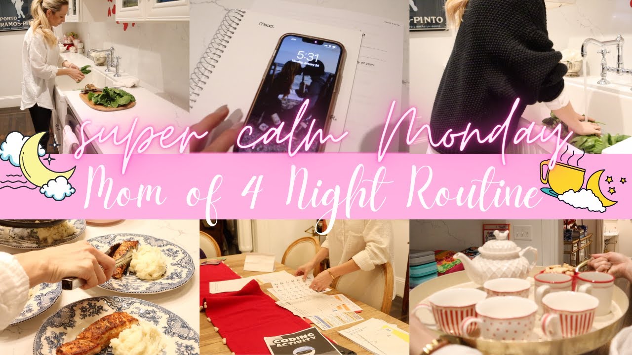 ✨NEW✨ MONDAY NIGHT ROUTINE // THE BEST NIGHT TIME MOM HACKS // AMAZING TUSCAN SALMON RECIPE // VLOG
