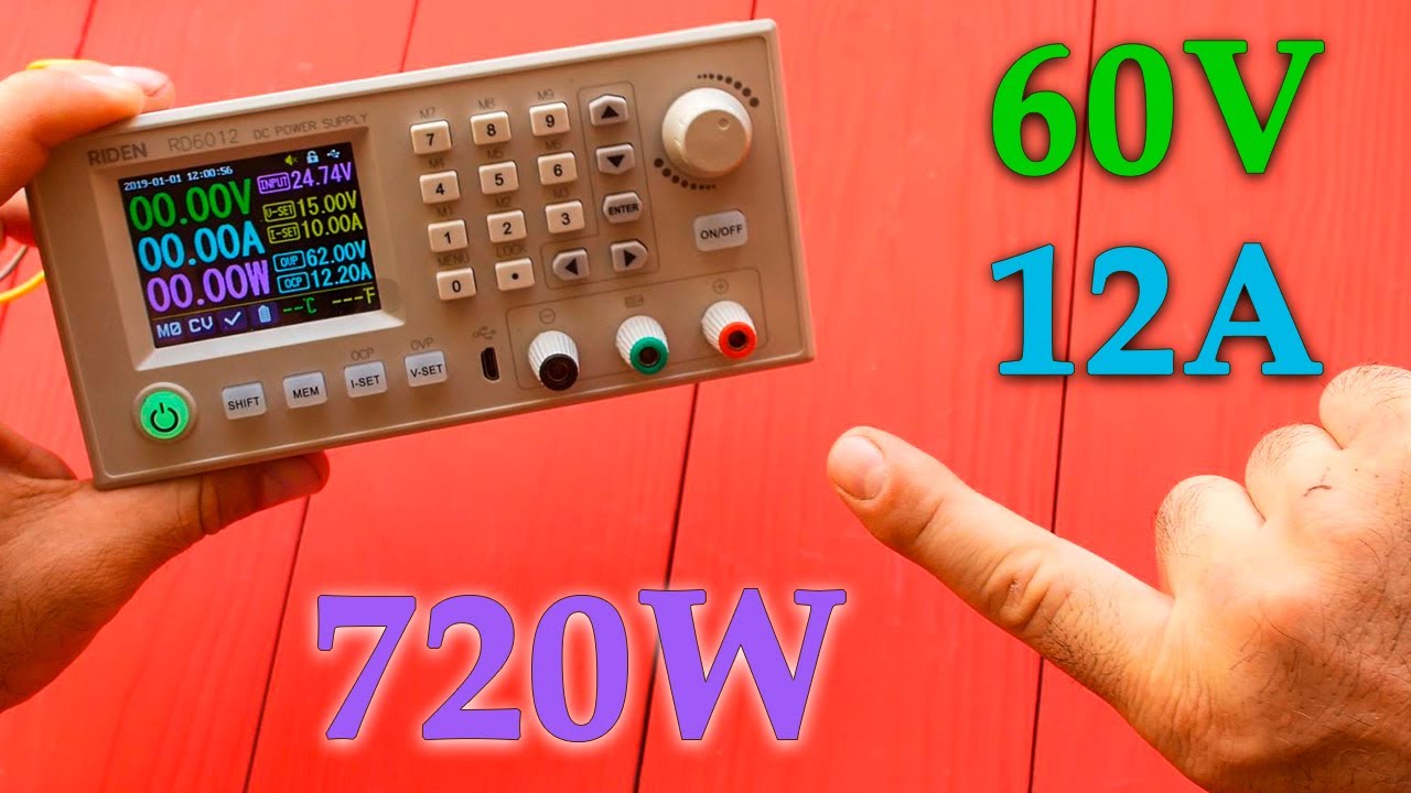 МОДУЛЬ УПРАВЛЕНИЯ НЛО??? RD6012W - регулируемый встраиваемый модуль питания С Китая!