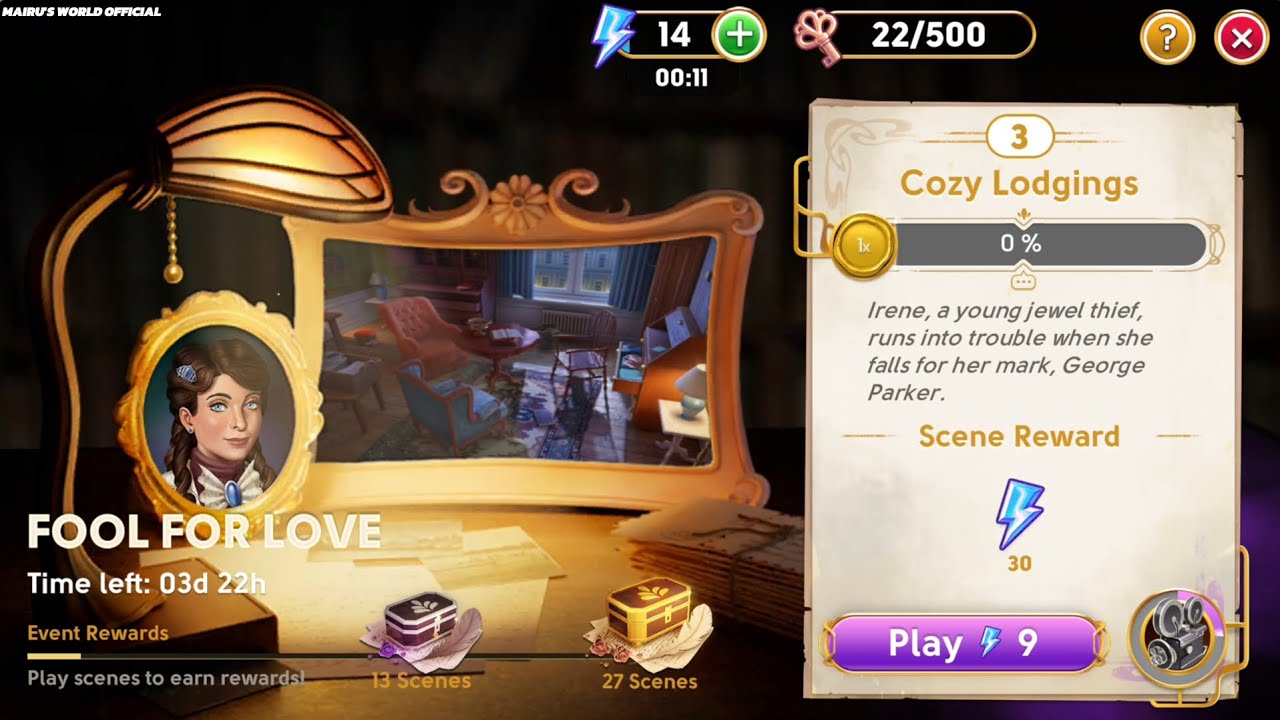 June's Journey Secrets 24R Scene 3 Cozy Lodgings Silhouette Mode 4K ULTRA HD