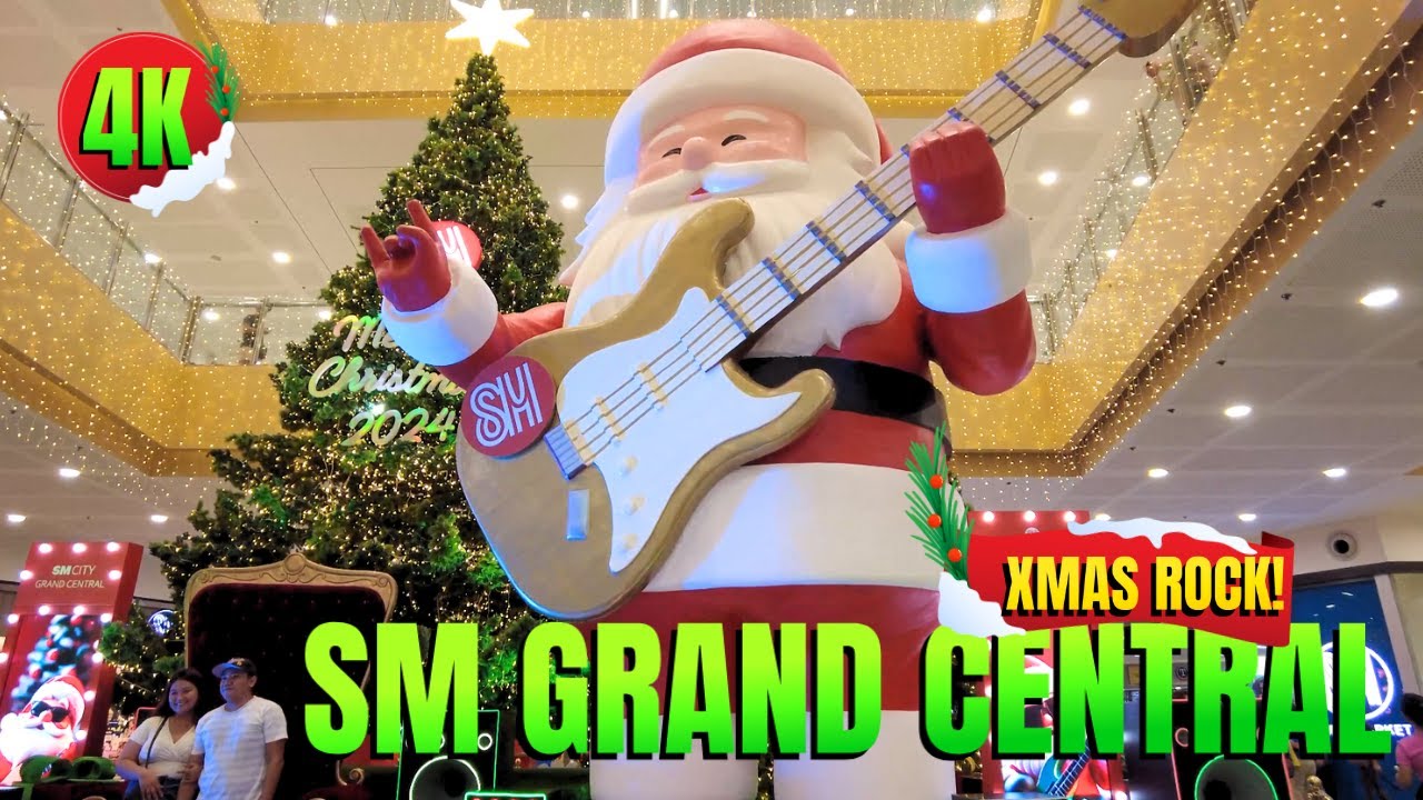 [4K] SM CITY GRAND CENTRAL - CHRISTMAS ROCK DECORATION TOUR!