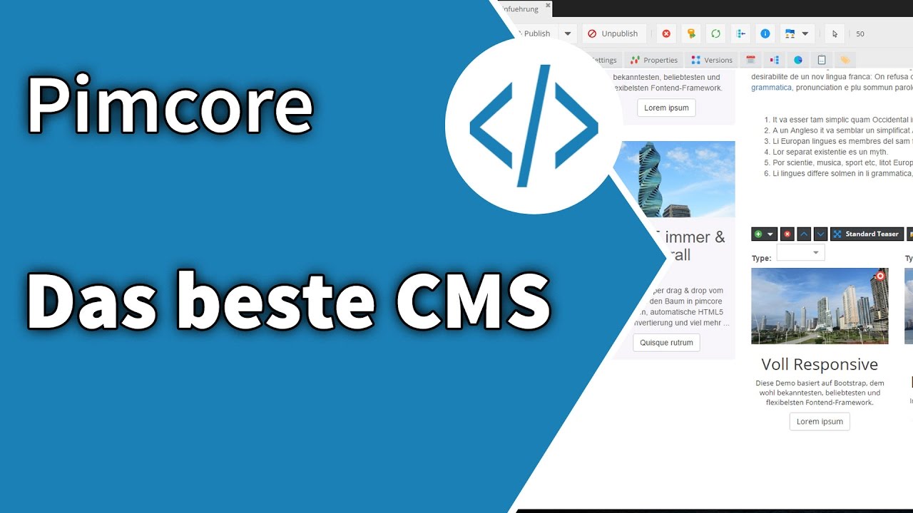 Pimcore: das beste CMS f&uuml;r Entwickler und Agenturen