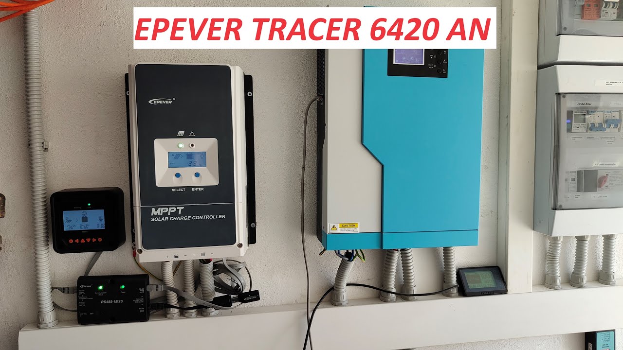 #17 - Collegamento pannelli fotovoltaici Epever Tracer 6420 AN Fotovoltaico isola offgrid fai da te