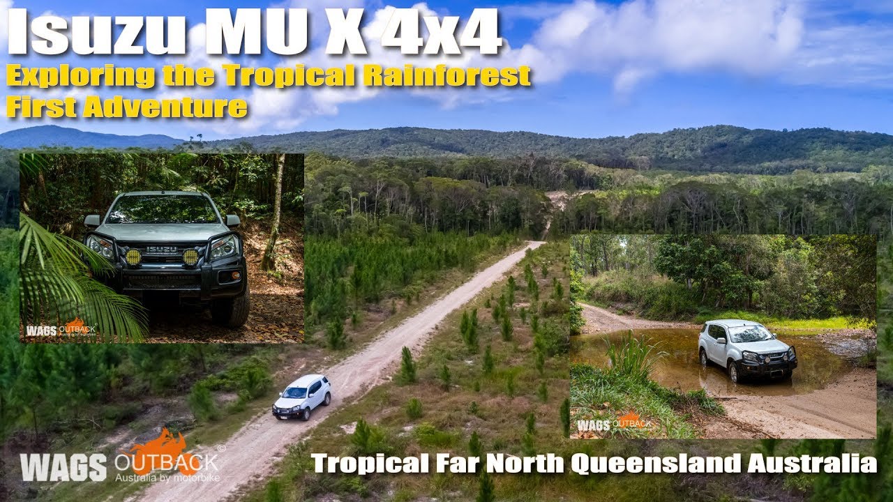 Isuzu MUX 4x4 Tropical Rainforest Water Crossings Queensland